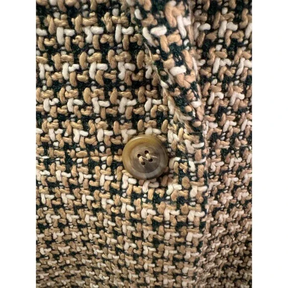 NEW Kasper Textured Tweed Open-Front Jacket – Women's Size 14 Career Business - Picture 8 of 9